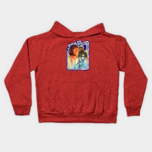 Hero (Blue Starfield, original border) Kids Hoodie